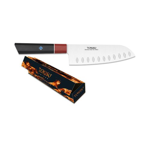 TOKISU SANTOKU  knife. Japanese style kitchen knife, blade 17 cm - Japán stílusú konyhakés