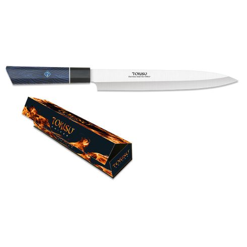 TOKISU YANAGIBA  knife. Japanese style kitchen knife, blade 22,70 cm - Japán stílusú konyhakés