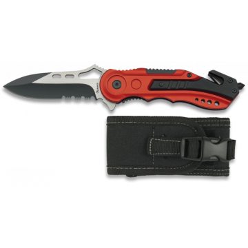   Albainox pocket knife SEG-1.Pouch.Bl 8.1 - zsebkés, bicska, 8,1 cm, piros