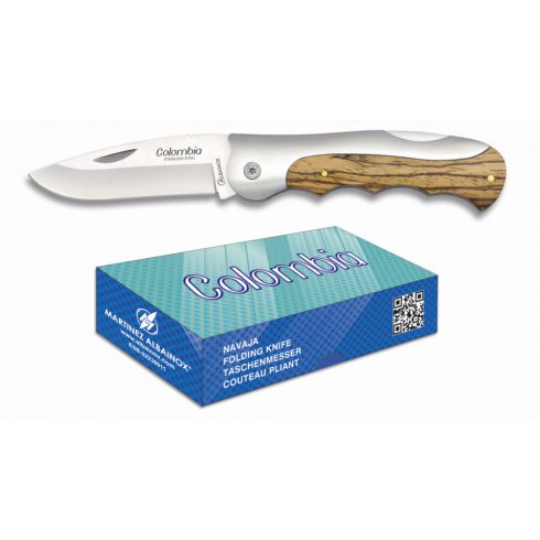 ALBAINOX Pocket knife COLOMBIA wood. 8.3cm zsebkés